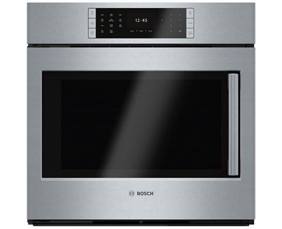 Four mural encastré simple de 30 po, 4,6 Pi cu. avec convection Bosch - HBLP451LUC