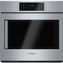 Four mural encastré simple de 30 po, 4,6 Pi cu. avec convection Bosch - HBLP451RUC