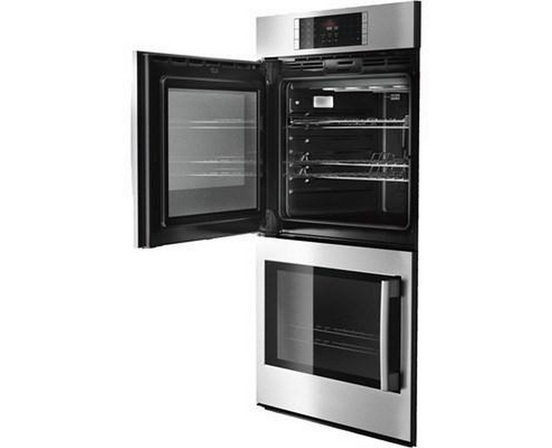 Four mural encastré double de 30 po, 9,2 Pi cu. avec convection Bosch - HBLP651LUC