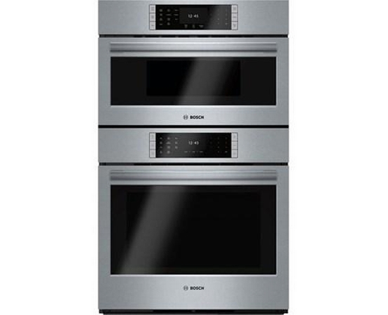 Four mural encastré combiné de 30 po, 4,6 Pi cu. avec EcoClean™ Bosch - HBLP752UC