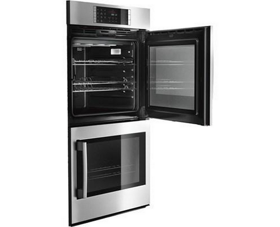 Four mural encastré double de 30 po, 9,2 Pi cu. avec convection Bosch - HBLP651RUC