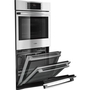 Four mural encastré double de 30 po, 9,2 Pi cu. avec convection Bosch - HBLP651UC