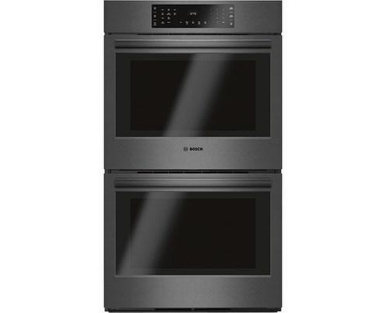 Four mural encastré double de 30 po, 9.2 Pi cu. avec convection Bosch - HBL8642UC