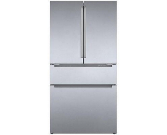 Réfrigérateur quatre portes avec porte à deux battants à profondeur de comptoir de 36 po, 21 Pi cu. avec tiroir  VitaFreshPro™ Bosch - B36CL80ENS