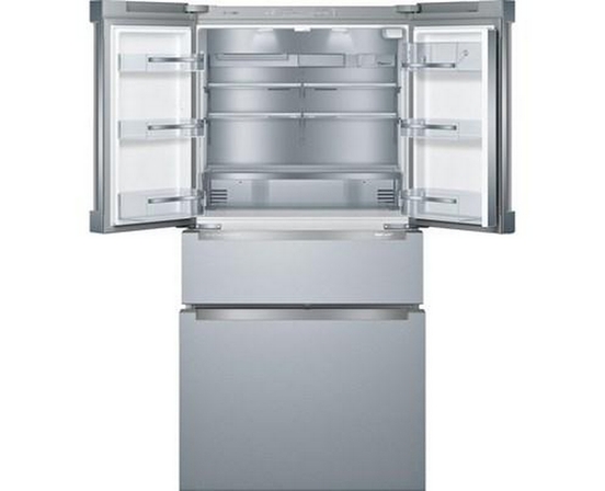 Réfrigérateur quatre portes avec porte à deux battants à profondeur de comptoir de 36 po, 21 Pi cu. avec tiroir  VitaFreshPro™ Bosch - B36CL80ENS
