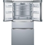 Réfrigérateur quatre portes avec porte à deux battants à profondeur de comptoir de 36 po, 21 Pi cu. avec tiroir  VitaFreshPro™ Bosch - B36CL80ENS