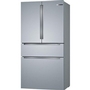 Réfrigérateur quatre portes avec porte à deux battants à profondeur de comptoir de 36 po, 21 Pi cu. avec tiroir  VitaFreshPro™ Bosch - B36CL80ENS