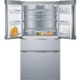Réfrigérateur quatre portes avec porte à deux battants à profondeur de comptoir de 36 po, 21 Pi cu. avec tiroir  VitaFreshPro™ Bosch - B36CL80ENS