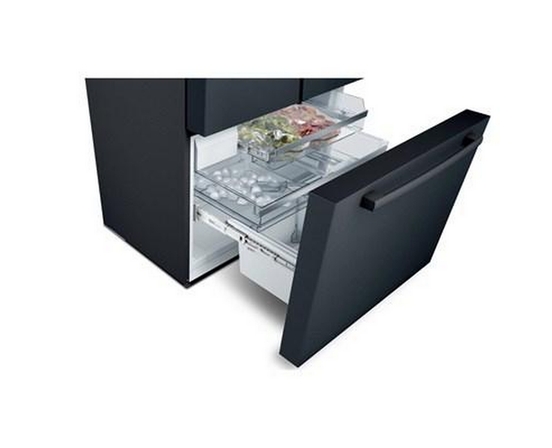 Réfrigérateur trois portes avec porte à deux battants à profondeur de comptoir de 36 po, 21 Pi cu. avec tiroir  VitaFreshPro™ Bosch - B36CT80SNB