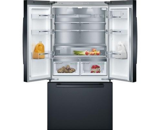 Réfrigérateur trois portes avec porte à deux battants à profondeur de comptoir de 36 po, 21 Pi cu. avec tiroir  VitaFreshPro™ Bosch - B36CT80SNB