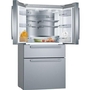 Réfrigérateur quatre portes avec porte à deux battants à profondeur de comptoir de 36 po, 21 Pi cu. avec tiroir  VitaFreshPro™ Bosch - B36CL80SNS