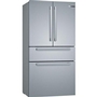 Réfrigérateur quatre portes avec porte à deux battants à profondeur de comptoir de 36 po, 21 Pi cu. avec tiroir  VitaFreshPro™ Bosch - B36CL80SNS