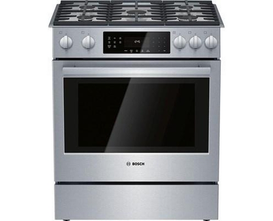 Cuisinière encastrable à gaz de 30 po avec 9 modes de cuisson spécialisés Bosch - HGI8056UC