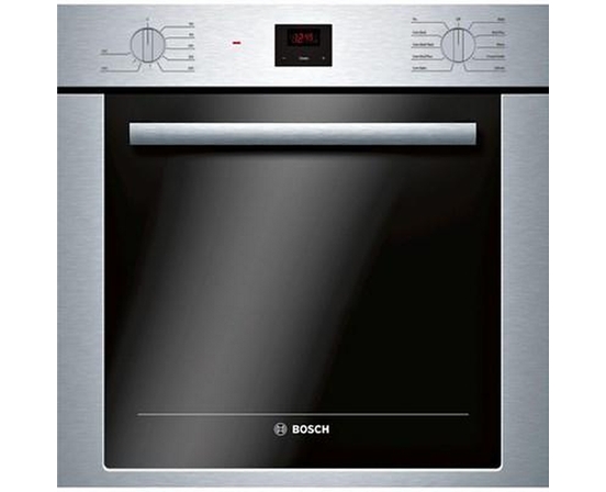 Four mural encastré simple de 24 po., 2,8 Pi cu. avec convection Genuine European Bosch - HBE5453UC