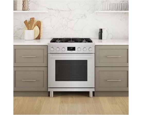 Cuisinière amovible à gaz de 30 po. avec technologie convection Bosch - HGS8055UC