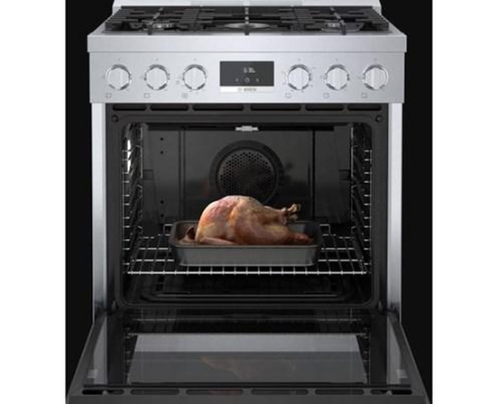 Cuisinière amovible à gaz de 30 po. avec technologie convection Bosch - HGS8055UC
