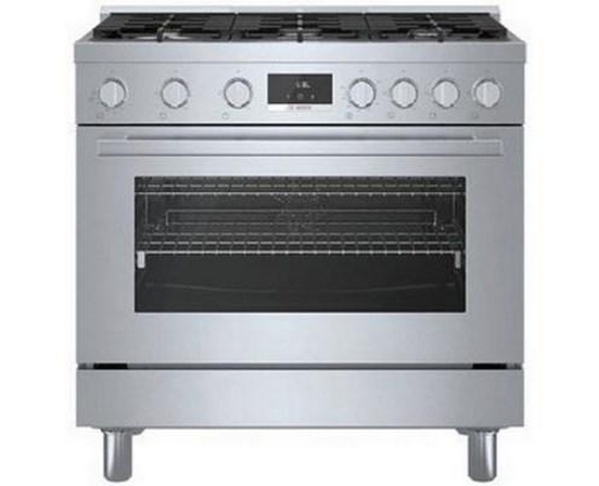 Cuisinière amovible à gaz de 36 po. avec technologie convection Bosch - HGS8655UC