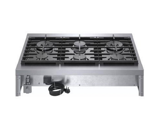 Dessus de cuisinière encastrée à gaz de 36 po. avec brûleur OptiSim® Bosch - RGM8658UC