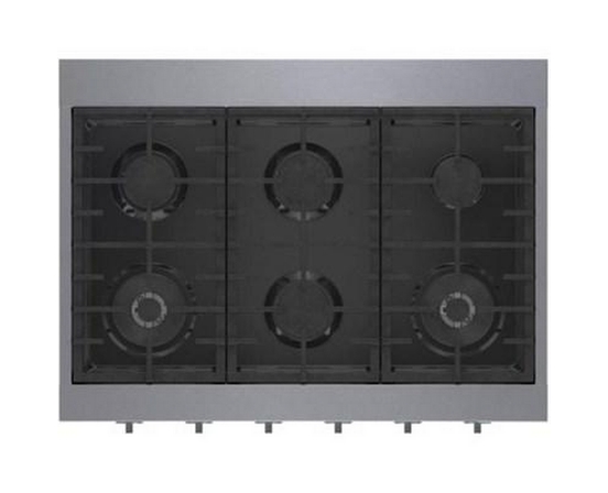 Dessus de cuisinière encastrée à gaz de 36 po. avec brûleur OptiSim® Bosch - RGM8658UC