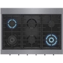 Dessus de cuisinière encastrée à gaz de 36 po. avec brûleur OptiSim® Bosch - RGM8658UC