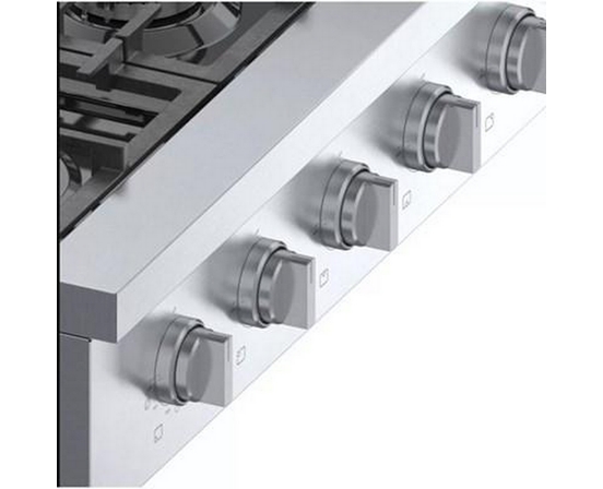 Dessus de cuisinière encastrée à gaz de 36 po. avec brûleur OptiSim® Bosch - RGM8658UC