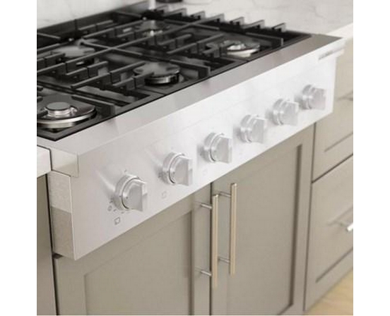 Dessus de cuisinière encastrée à gaz de 36 po. avec brûleur OptiSim® Bosch - RGM8658UC