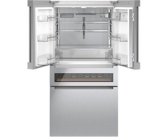Réfrigérateur quatre portes avec porte à deux battants à profondeur de comptoir de 36 po., 20,5 Pi cu. avec FlexBar™ Bosch - B36CL81ENG