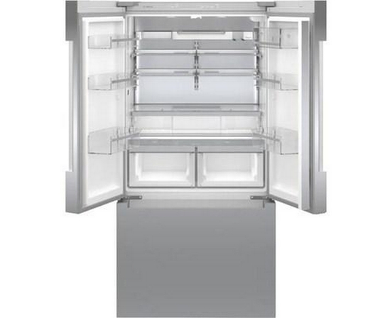 Réfrigérateur trois portes avec porte à deux battants à profondeur de comptoir de 36 po., 20.8 Pi cu. avec FarmFresh System™ Bosch - B36CT81ENS