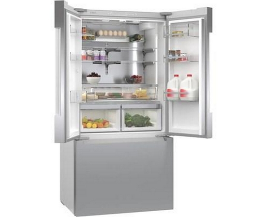 Réfrigérateur trois portes avec porte à deux battants à profondeur de comptoir de 36 po., 20.8 Pi cu. avec FarmFresh System™ Bosch - B36CT81ENS