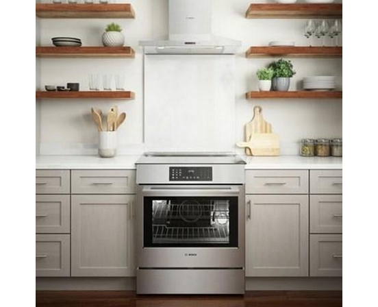 Cuisinière à induction coulissante de 30 po avec convection européenne authentique Bosch - HIIP057C