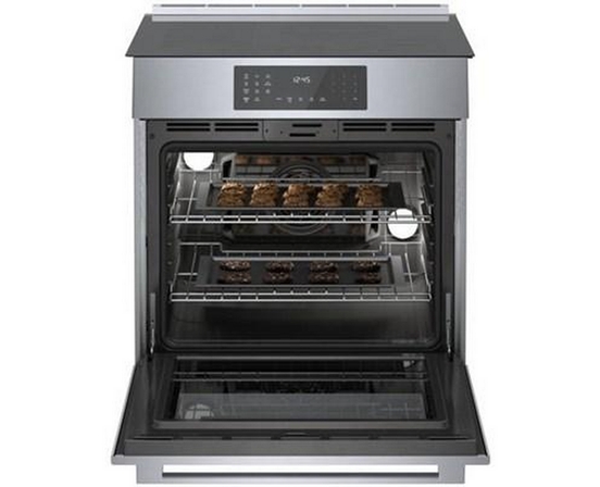 Cuisinière à induction coulissante de 30 po avec convection européenne authentique Bosch - HIIP057C
