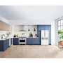 Réfrigérateur quatre portes avec porte à deux battants à profondeur de comptoir de 36 po., 20,5 Pi cu. avec FlexBar™ Bosch - B36CL81ENW