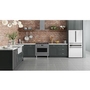 Réfrigérateur quatre portes avec porte à deux battants à profondeur de comptoir de 36 po., 20,5 Pi cu. avec FlexBar™ Bosch - B36CL81ENW