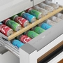 Réfrigérateur quatre portes avec porte à deux battants à profondeur de comptoir de 36 po., 20,5 Pi cu. avec FlexBar™ Bosch - B36CL81ENW