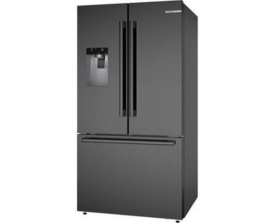 Réfrigérateur à portes françaises avec congélateur en bas, 36 po, série 500 Bosch - B36FD52SNB