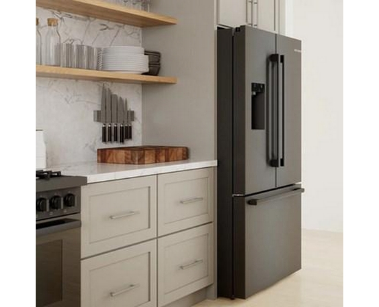 Réfrigérateur à portes françaises avec congélateur en bas, 36 po, série 500 Bosch - B36FD52SNB