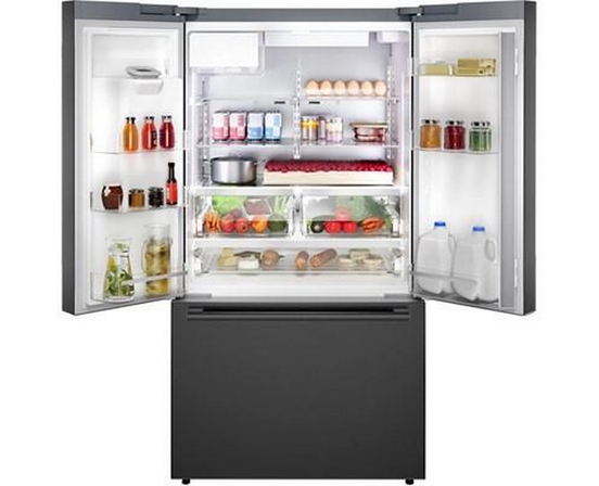 Réfrigérateur à portes françaises avec congélateur en bas, 36 po, série 500 Bosch - B36FD52SNB