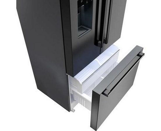 Réfrigérateur à portes françaises avec congélateur en bas, 36 po, série 500 Bosch - B36CD52SNB