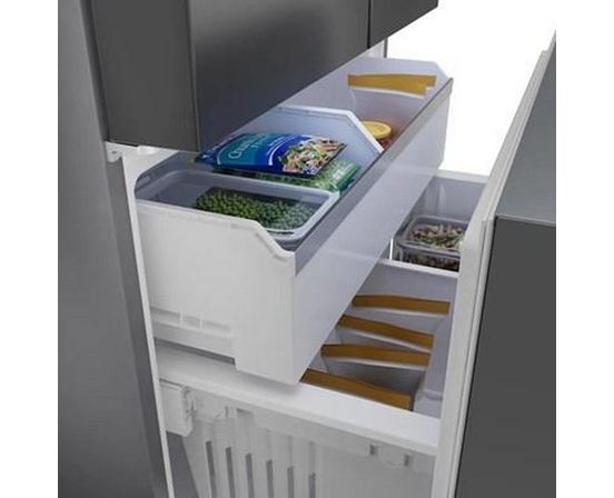Réfrigérateur à portes françaises avec congélateur en bas, 36 po, série 500 Bosch - B36CD52SNB