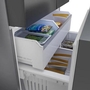 Réfrigérateur à portes françaises avec congélateur en bas, 36 po, série 500 Bosch - B36CD52SNB