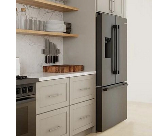 Réfrigérateur à portes françaises avec congélateur en bas, 36 po, série 500 Bosch - B36CD52SNB
