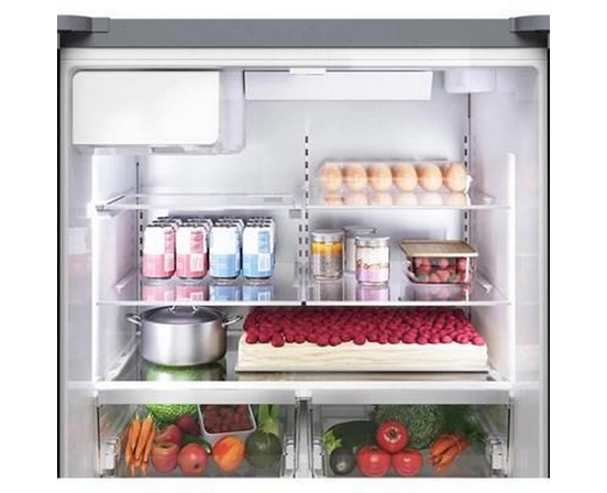 Réfrigérateur à portes françaises avec congélateur en bas, 36 po, série 500 Bosch - B36CD52SNB