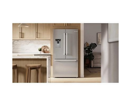 Réfrigérateur à portes françaises congélateur en bas 36'' Acier brossé anti-traces, Total No Frost Bosch - B36CD52SNS