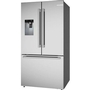 Réfrigérateur à portes françaises congélateur en bas 36'' Acier brossé anti-traces, Total No Frost Bosch - B36FD52SNS
