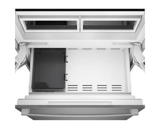 Réfrigérateur à congélateur inférieur intégré de 36 po., 20.1 Pi cu. avec connectivité Wi-Fi Bosch - B36BT130NS