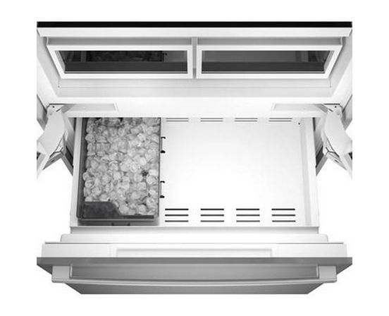 Réfrigérateur à congélateur inférieur intégré de 36 po., 20.1 Pi cu. avec connectivité Wi-Fi Bosch - B36BT130NS