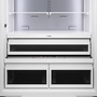 Réfrigérateur à congélateur inférieur intégré de 36 po., 20.1 Pi cu. avec connectivité Wi-Fi Bosch - B36BT130NS