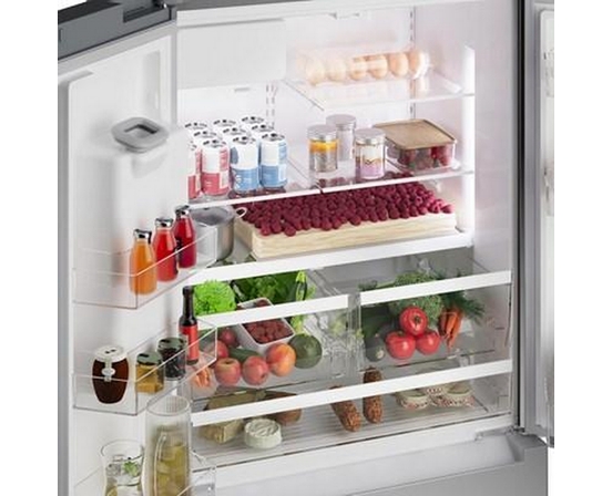 Réfrigérateur trois portes à profondeur de comptoir de 36 po., 21,6 Pi cu. avec connectivité Wi-Fi Bosch - B36CD10ENS