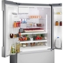 Réfrigérateur trois portes à profondeur de comptoir de 36 po., 21,6 Pi cu. avec connectivité Wi-Fi Bosch - B36CD10ENS