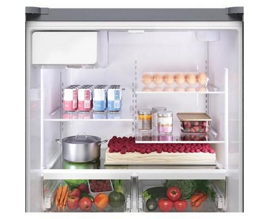 Réfrigérateur trois portes à profondeur de comptoir de 36 po., 21,6 Pi cu. avec connectivité Wi-Fi Bosch - B36CD10ENS